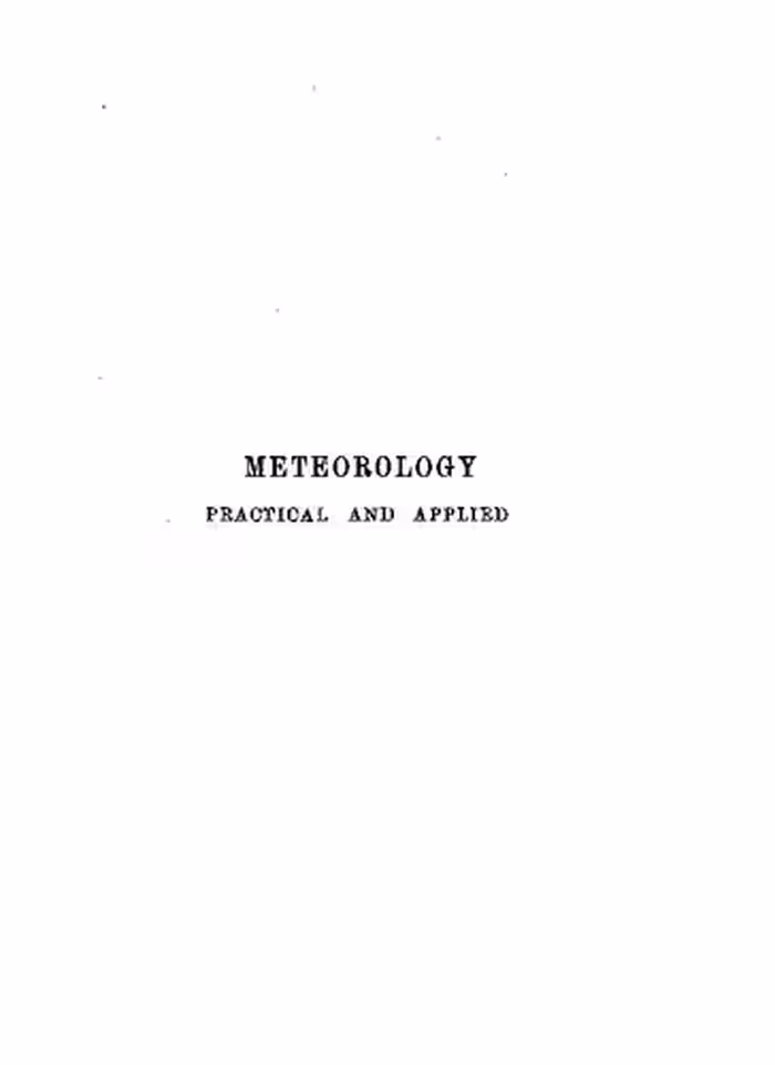 خرید و دانلود نسخه کامل کتاب Meteorology : Practical and Applied