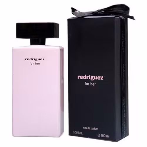 عطر ادکلن زنانه نارسیس-نارسیسو رودریگز صورتی (جعبه مشکی) فرگرانس ورد  |  Narciso Rodriguez for Her EDP حجم 100 میل (شرکتی)