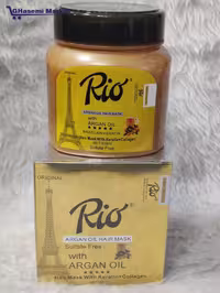 ماسک مو کراتینه و آرگان دار ریو (Rio)حجم 500میلی - قاسمی مارکت