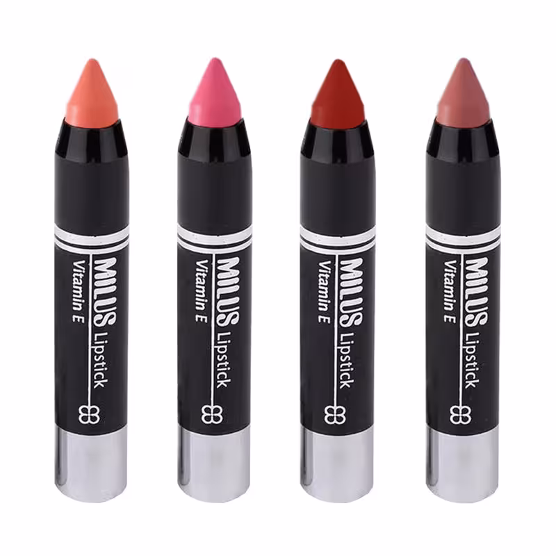 رژ لب مدادی میلوس کد MIF1 مجموعه 4 عددی