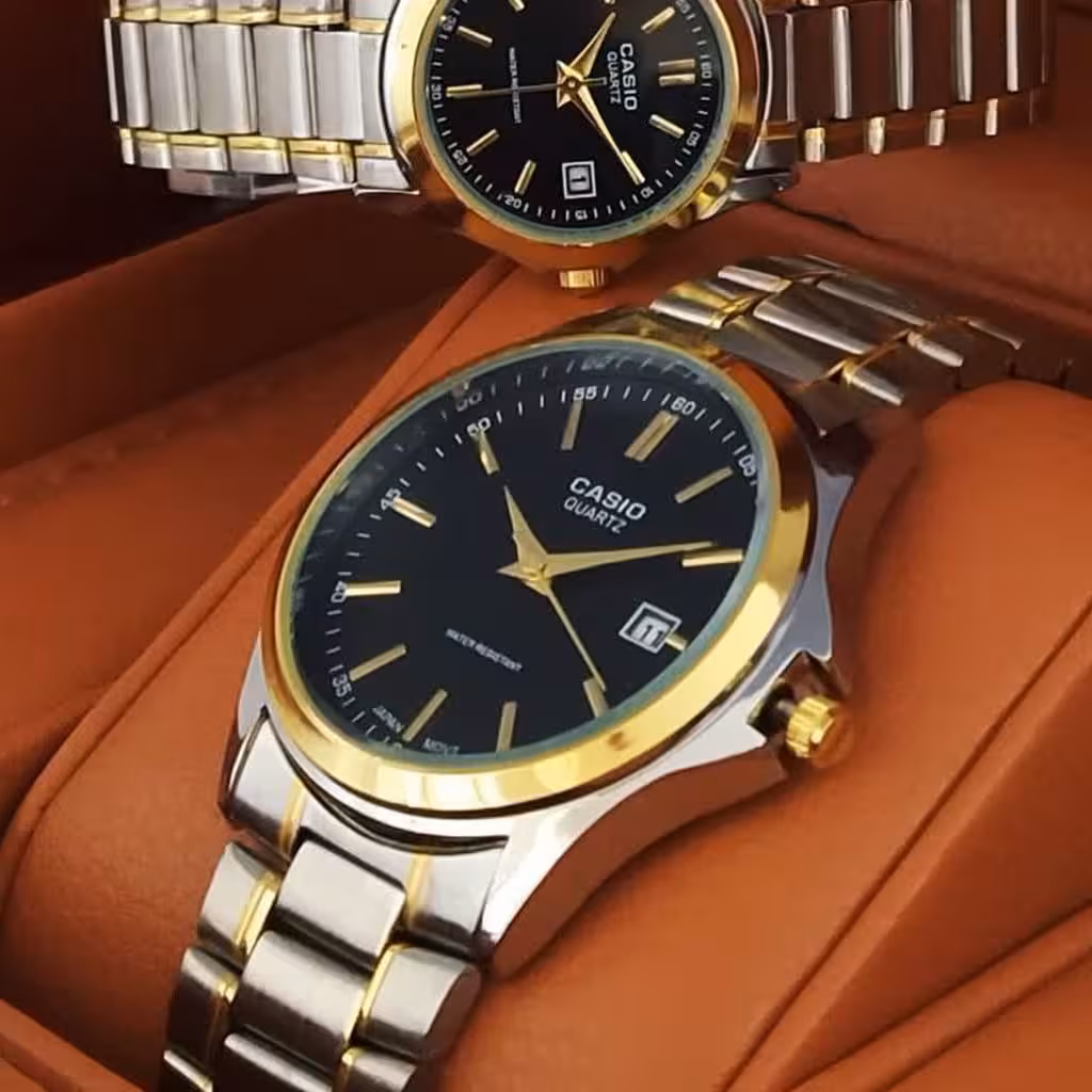 ساعت مچی ست زنانه و مردانه کاسیو روزشمار فعال casio