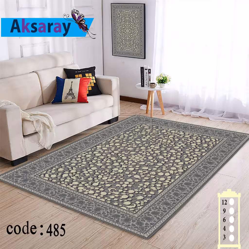 روفرشی کشدار مخمل شانل تراکم بالا طرح وینتیجی کد 485