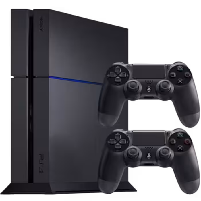 Ps4 fat 500 کپی خور با دو دسته  کارکرده