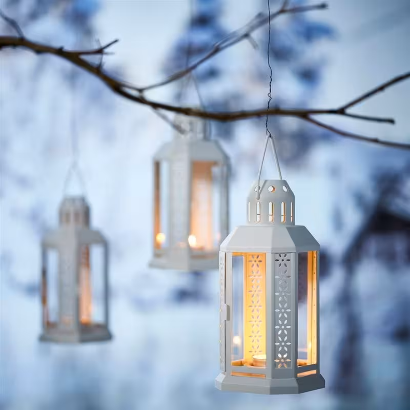 فانوس فلزی ایکیا   جاشمعی ایکیا