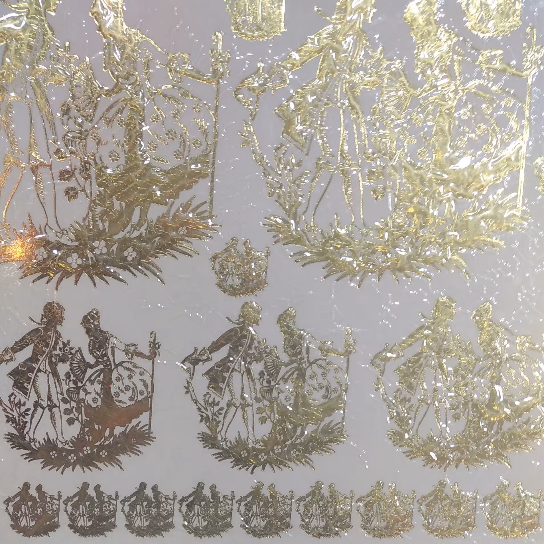 ترانسفر طلایی 1 ورق