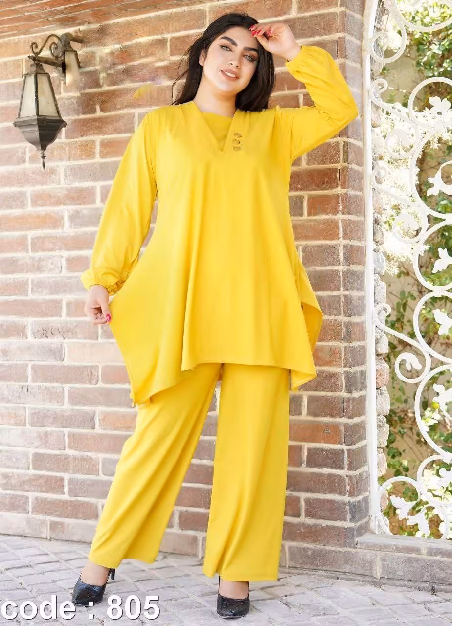 -تونیک شلوار زنانه 3دگمه