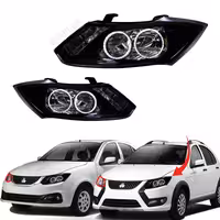 چراغ جلو اسپرت ساینا کوییک طرح BMV گرد – رنگ سفید