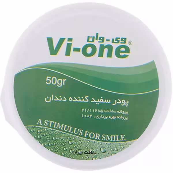 پودر سفید کننده دندان وی وان مدل Mint وزن 50 گرم