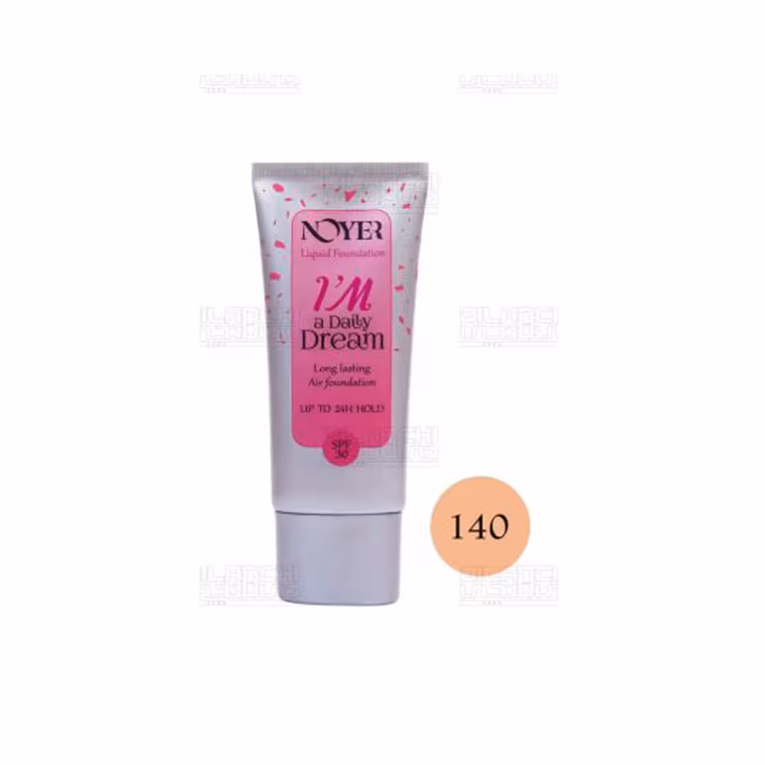 کرم پودر نویر نرمال تیوپی با 30% ضد آفتاب SPF30 شماره 140