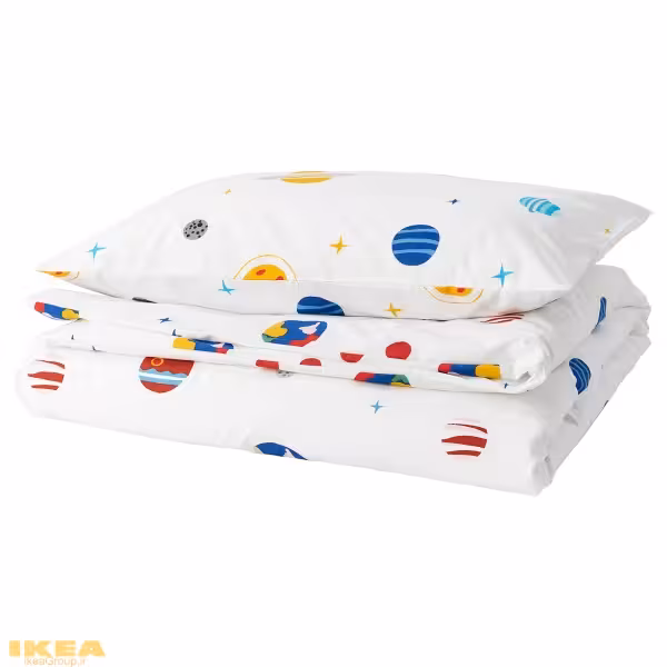 لحاف و روبالشی کودک طرح فضایی مدل AFTONSPARV | برند ایکیا | ارسال 15 الی 20 روز کاری