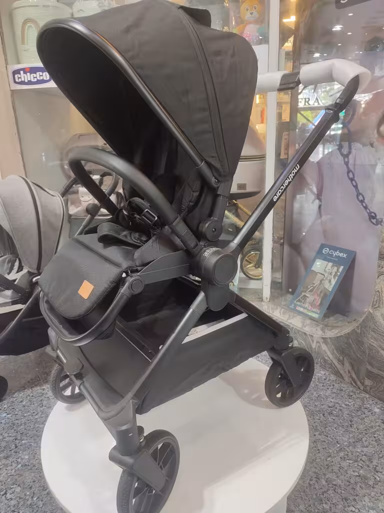 کالسکه کریر لاکچری مادرکر انگلستان کالکشن جدید با گرم کن و کاور و اداپتور نصب mothercare 2025