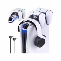 استند شارژ سریع PS5 با نگهدارنده هدست OIVO