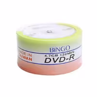 دی وی دی خام بینگو مدل DVD-R بسته 50 عددی