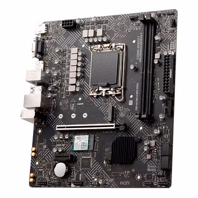 مادربورد ام اس آی مدل PRO H610M-G WIFI با سوکت پردازنده اینتل LGA 1700