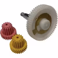 چرخ دنده موتور برف پاک کن جلو خودرو چیکال مدل K-639 مناسب برای پژو 206 مجموعه 3 عددی