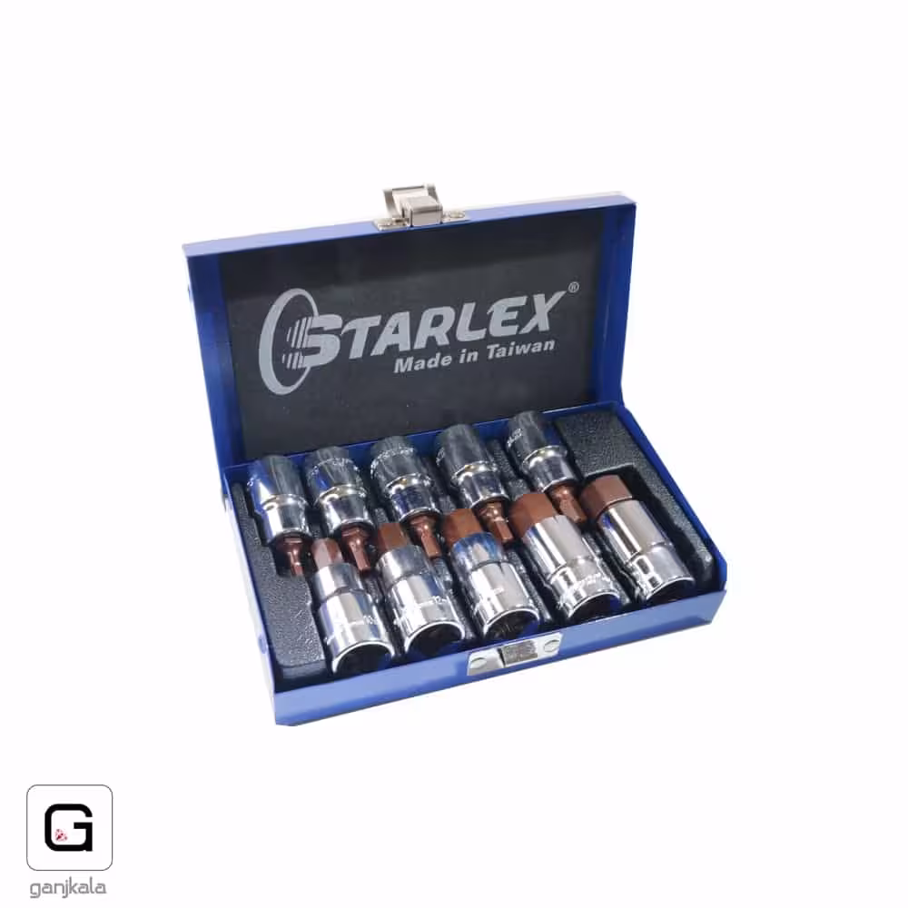 ست بکس 10 عددی شش گوش 1/2 استارلکس