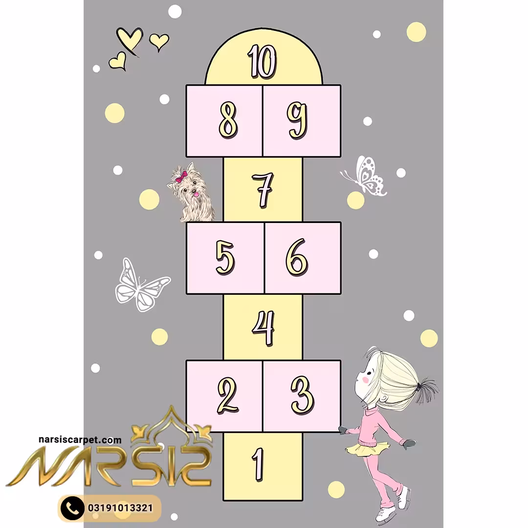 فرشینه کودک طرح لی لی کد 6083