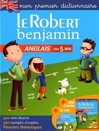 کتاب زبان فرانسه دیکشنیر ل روبرت بنجامین Dictionnaire Le Robert Benjamin anglais