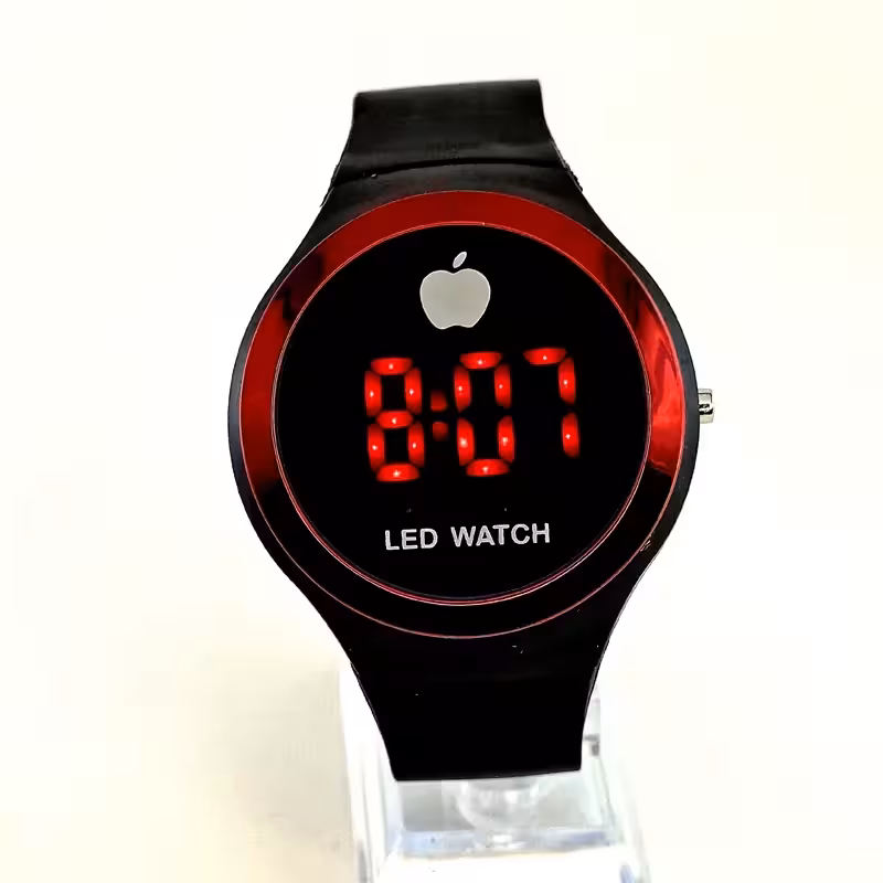 ساعت هوشمند ، ( ساعت ال ای دی دیجیتالی طرح اپل واچ ) ( خرید عمده ساعت مچی عمده گناوه مارکت از بندر گناوه )