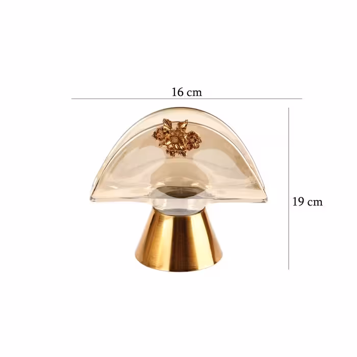 جای دستمال سفره بلور بزرگ آسا