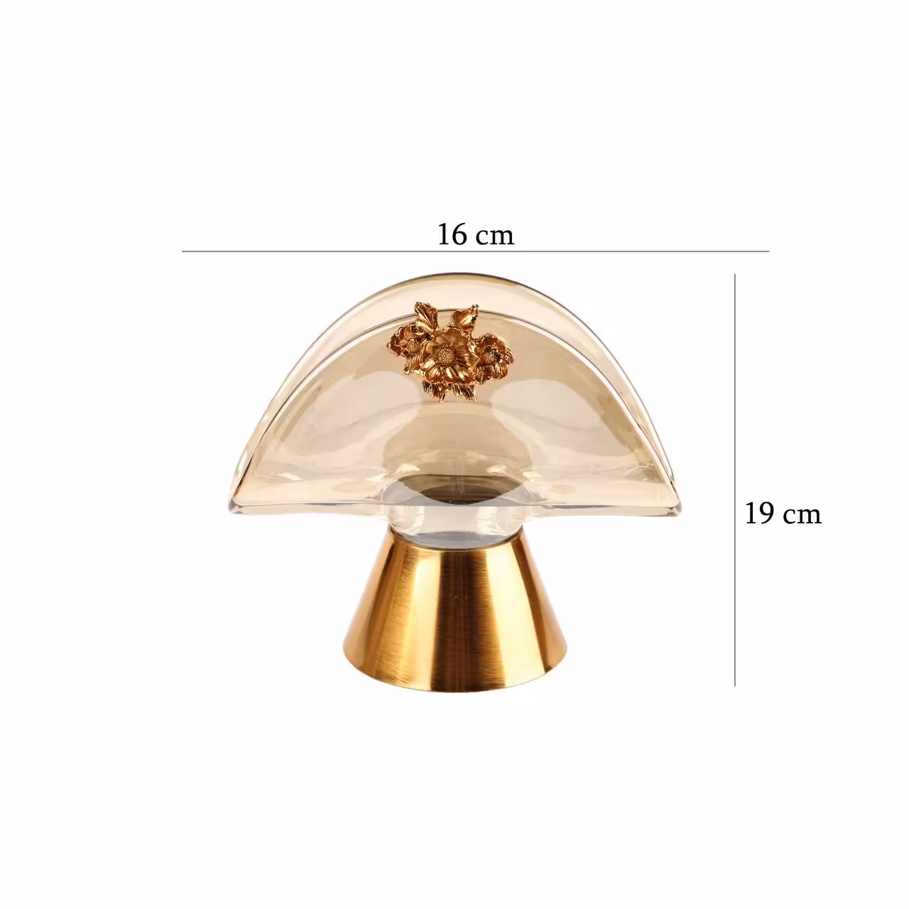 جای دستمال سفره بلور بزرگ آسا