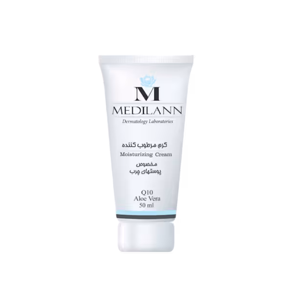 کرم مرطوب کننده پوست چرب مدیلنMedilann Moisturizing Cream Greasy Skins