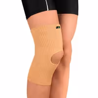 زانوبند تمام کش جلو باز درمان طب هانی مدل 8033