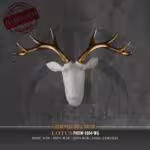 LOTUS لوتوس دکوراتیو سر گوزن   PHDW-3004-WG