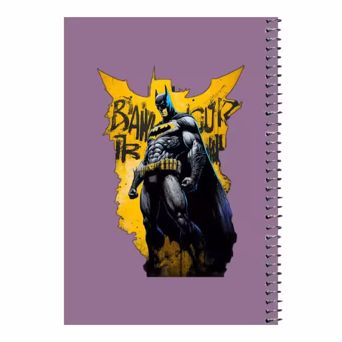 دفتر مشق 80 برگ اس جی مدل بتمن کد 33