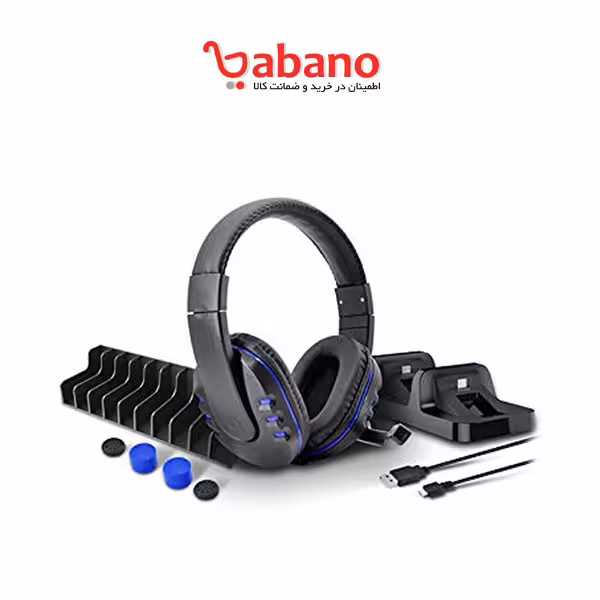 پک لوازم جانبی 5 کاره DOBE مخصوص پلی استیشن 4