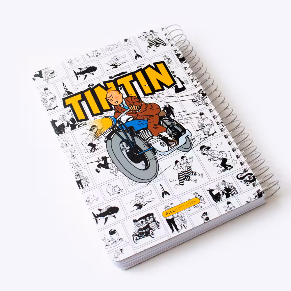 دفتر خط دار 200 برگ TINTIN پیل (PILL)