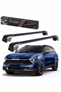 جعبه بار سقفی مشکی KIA SPORTAGE NQ5 2022 LATER TRX2 حامل قفل شده محاصره SEARFALL CARRIER BAR Thunder