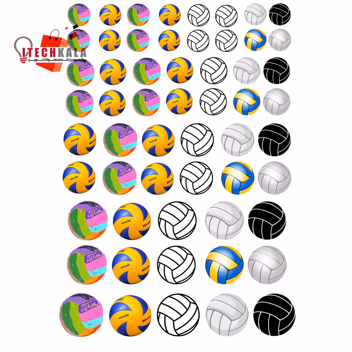 طلق توپ والیبال