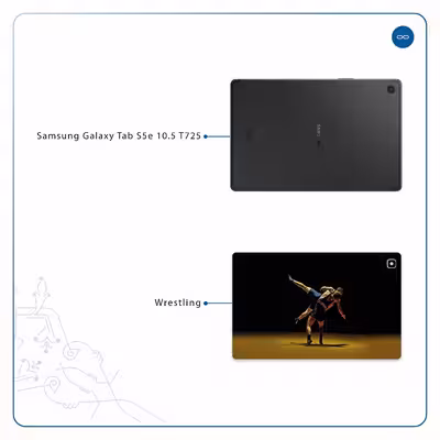 برچسب پوششی ماهوت مدل Wrestling مناسب برای تبلت سامسونگ Galaxy Tab S5e 10.5 2019 T725