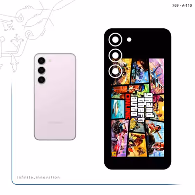 برچسب پوششی ماهوت مدل GTA Online Game Series مناسب برای گوشی موبایل سامسونگ Galaxy S23