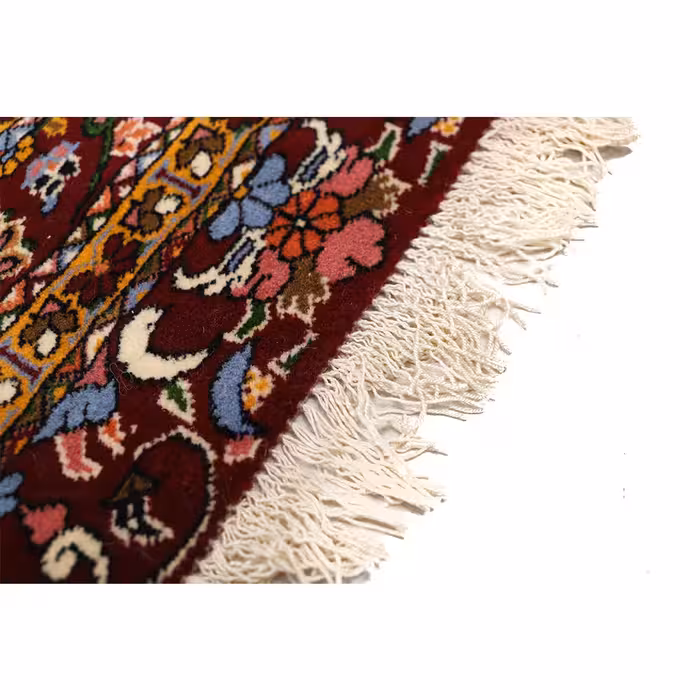 فرش دستبافت دو ونیم متری طرح لچک ترنج کد 140986