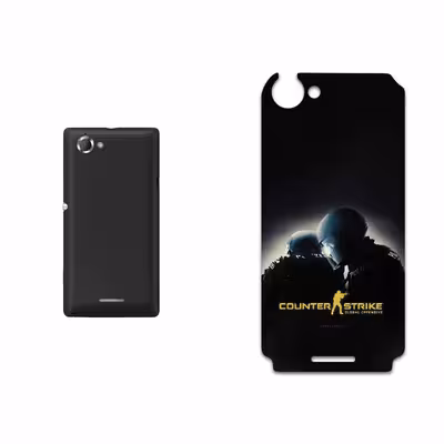 برچسب پوششی ماهوت مدل Counter-Strike مناسب برای گوشی موبایل سونی Xperia L