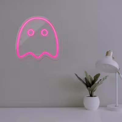 چراغ دیواری نئون دیزاین طرح Packman-2_PN