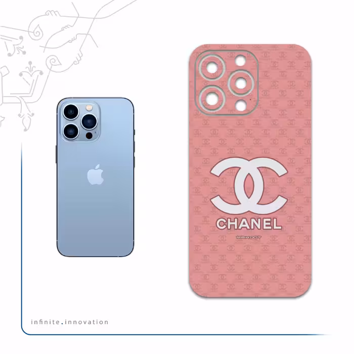 برچسب پوششی ماهوت مدل CHANEL-Logo مناسب برای گوشی موبایل اپل iphone 13 Pro