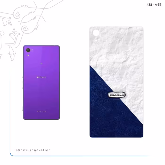 برچسب پوششی ماهوت مدل BISU مناسب برای گوشی موبایل سونی Xperia Z2