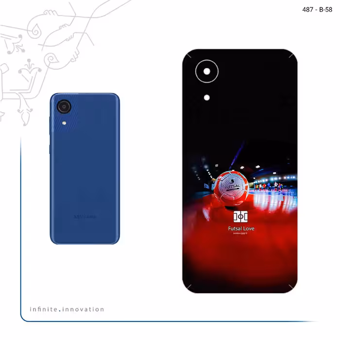 برچسب پوششی ماهوت مدل Futsal مناسب برای گوشی موبایل سامسونگ Galaxy A03 Core