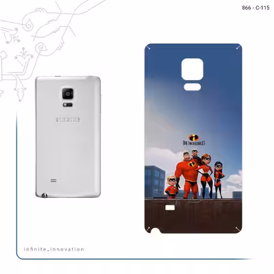 برچسب پوششی ماهوت مدل The Incredibles مناسب برای گوشی موبایل سامسونگ Galaxy Note Edge