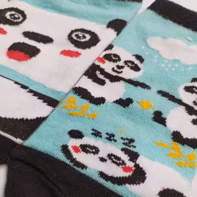 جوراب بچگانه مدل پاندا کد j69