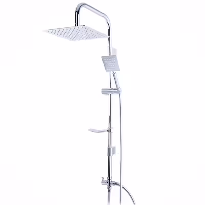 شیر حمام شایگان مدل تتراس رویال به همراه علم دوش حمام 