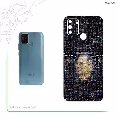 برچسب پوششی ماهوت مدل Collage of Steve Jobs 2 مناسب برای گوشی موبایل جی پلاس S10 2022