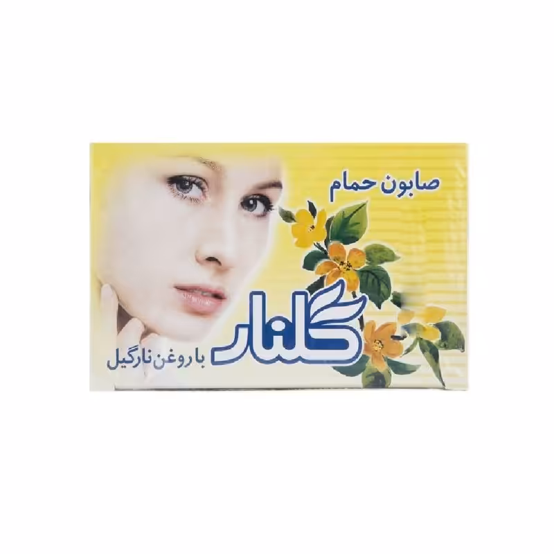 صابون شستشو گلنار مدل روغن نارگیل وزن 125 گرم بسته 6 عددی