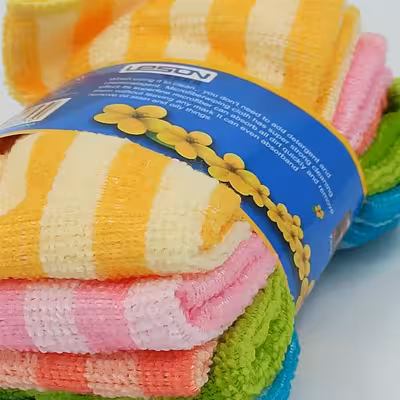 دستمال آشپزخانه مدل LESON کد 10122 بسته 5 عددی