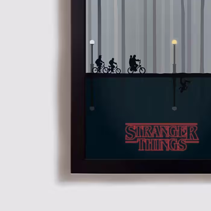 تابلو مدل سریال استرنجر تینگز stranger things B395