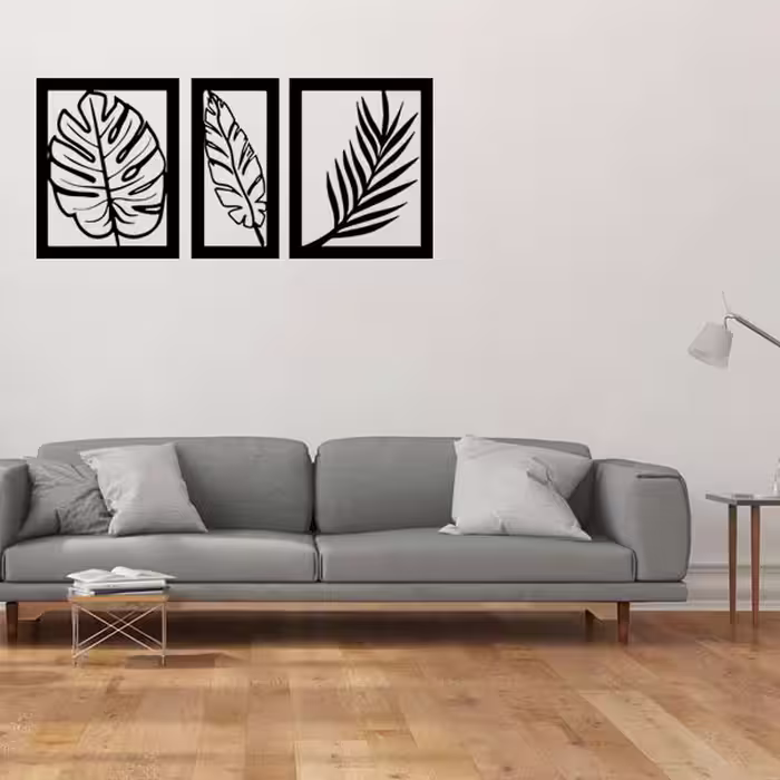 دیوارکوب مدل گلبرگ کد 70048 مجموعه سه عددی