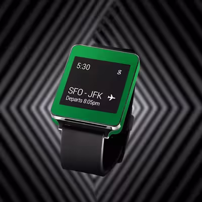 برچسب ماهوت طرح Matte Green مناسب برای ساعت هوشمند ال جی G Watch